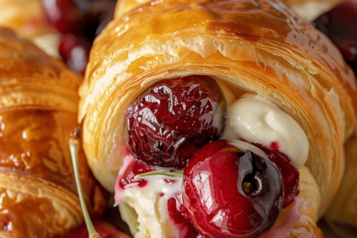 air-fryer-cherry-cream-cheese-croissants-recipe
