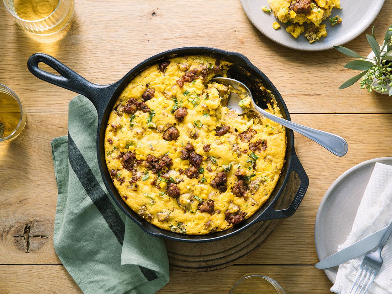 sausage-cornbread-bake-recipe
