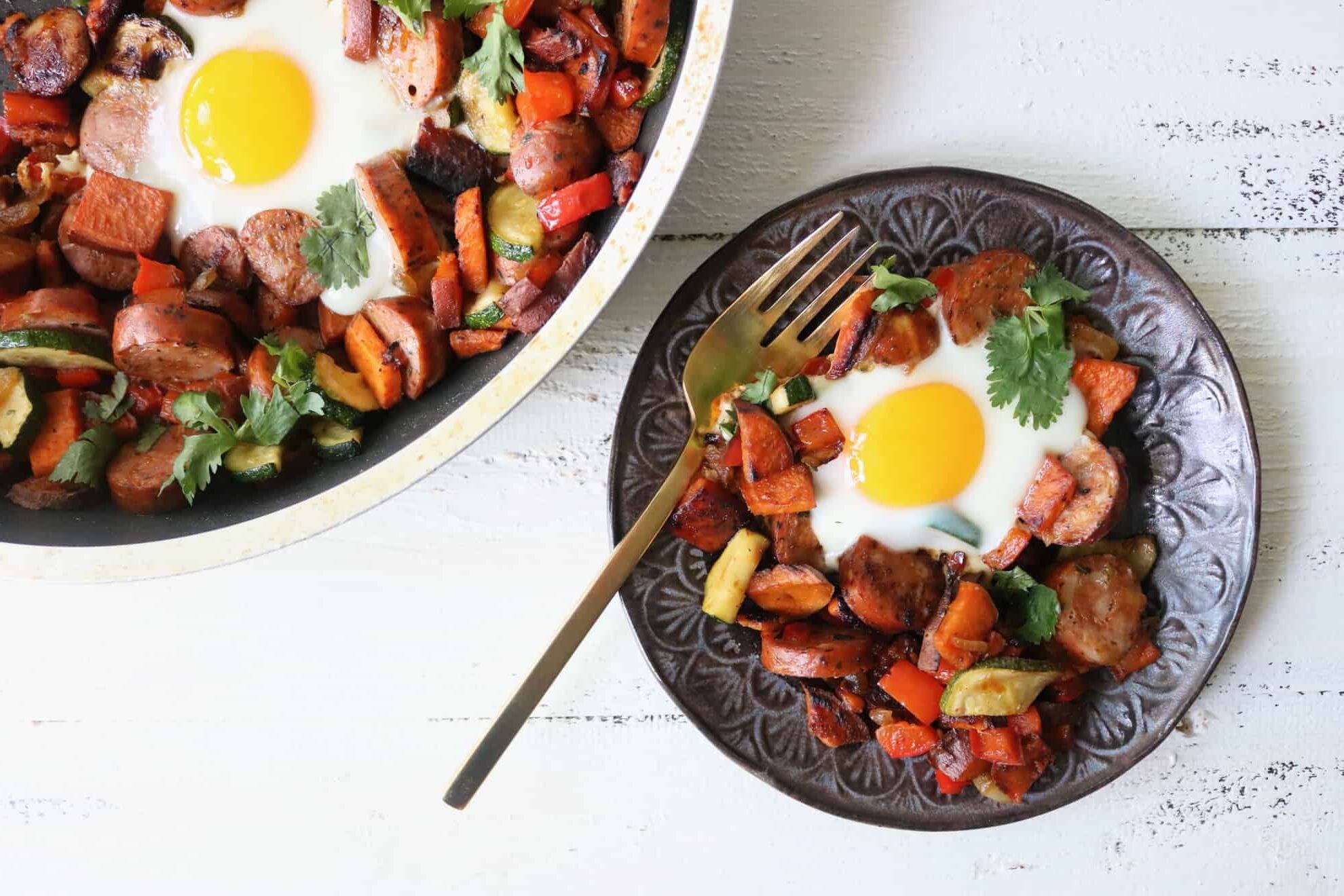 veggie-skillet-eggs-recipe